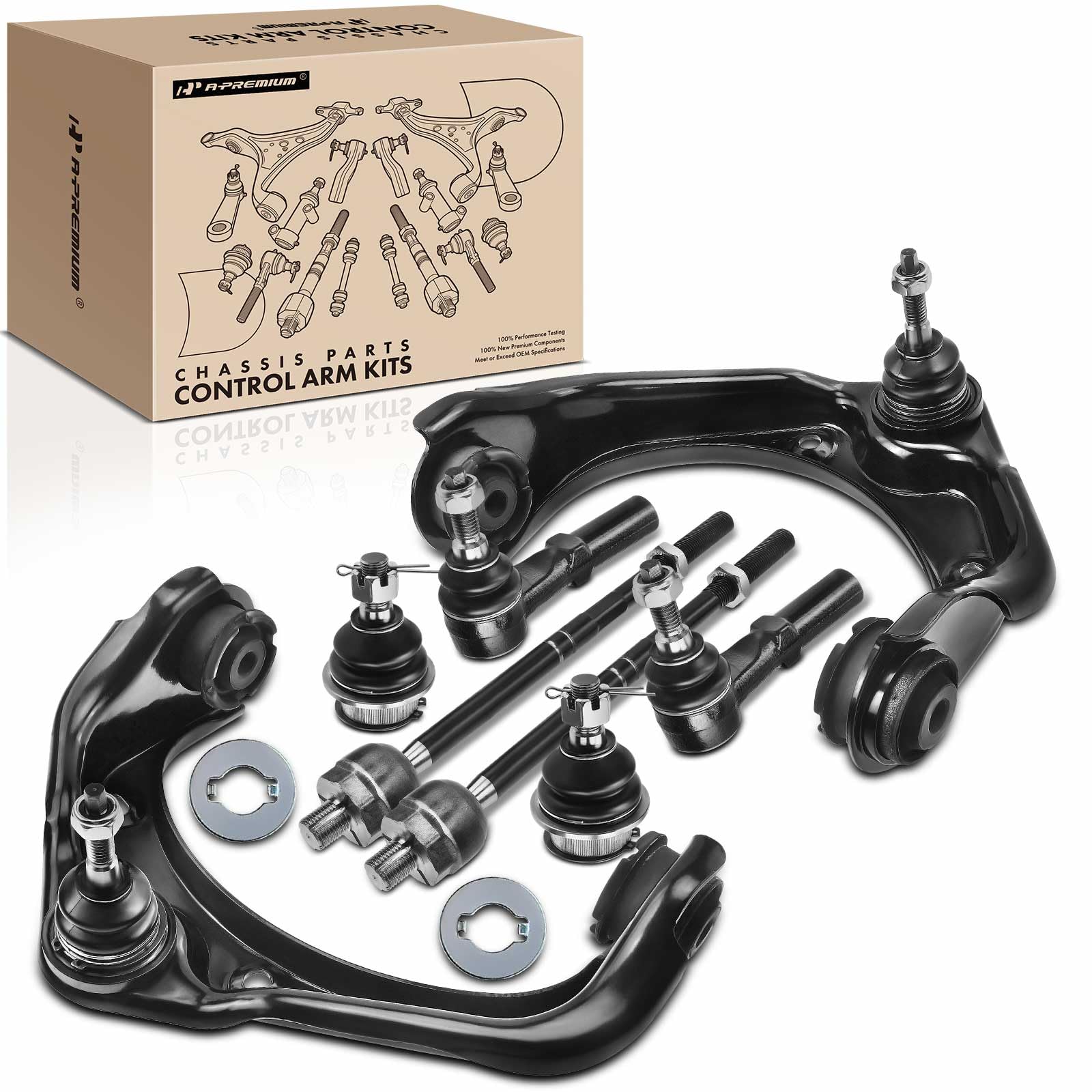 Amazon.com: A-Premium Set of 8, Front Upper Control Arm, Lower